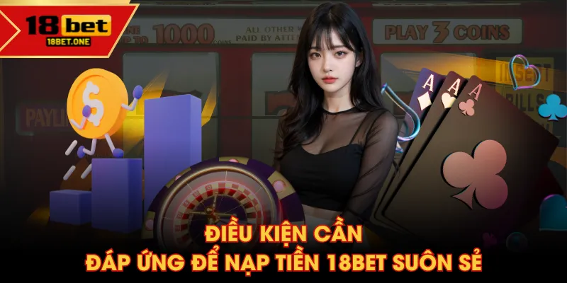 Điều kiện cần đáp ứng để nạp tiền 18BET suôn sẻ Điều kiện cần đáp ứng để nạp tiền 18BET suôn sẻ